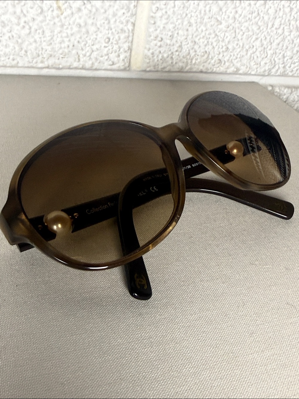 Chanel Brown Tortise Women's FRAMES with Pearl Accent